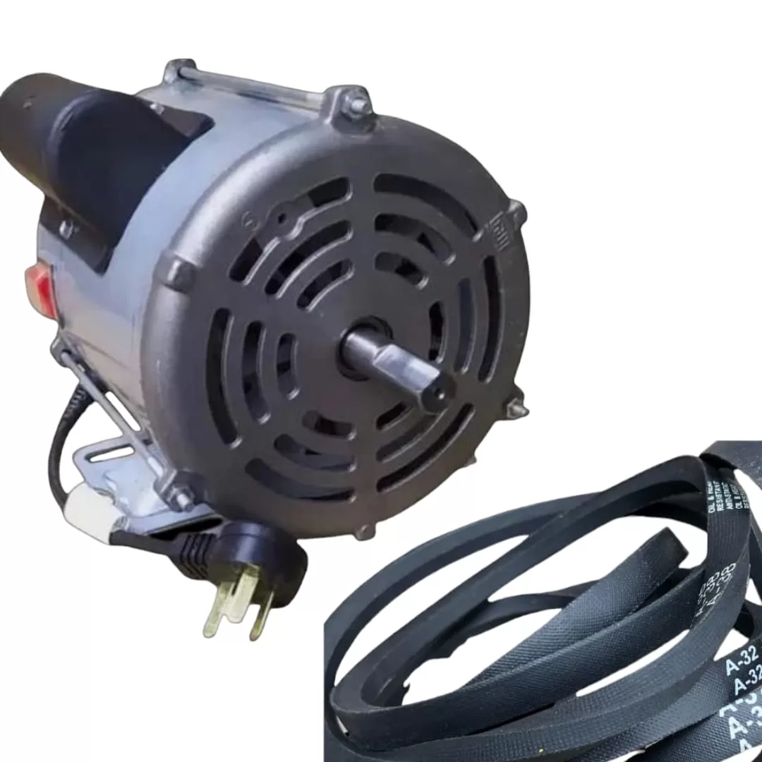 Motor WEG 1 HP y Correa
