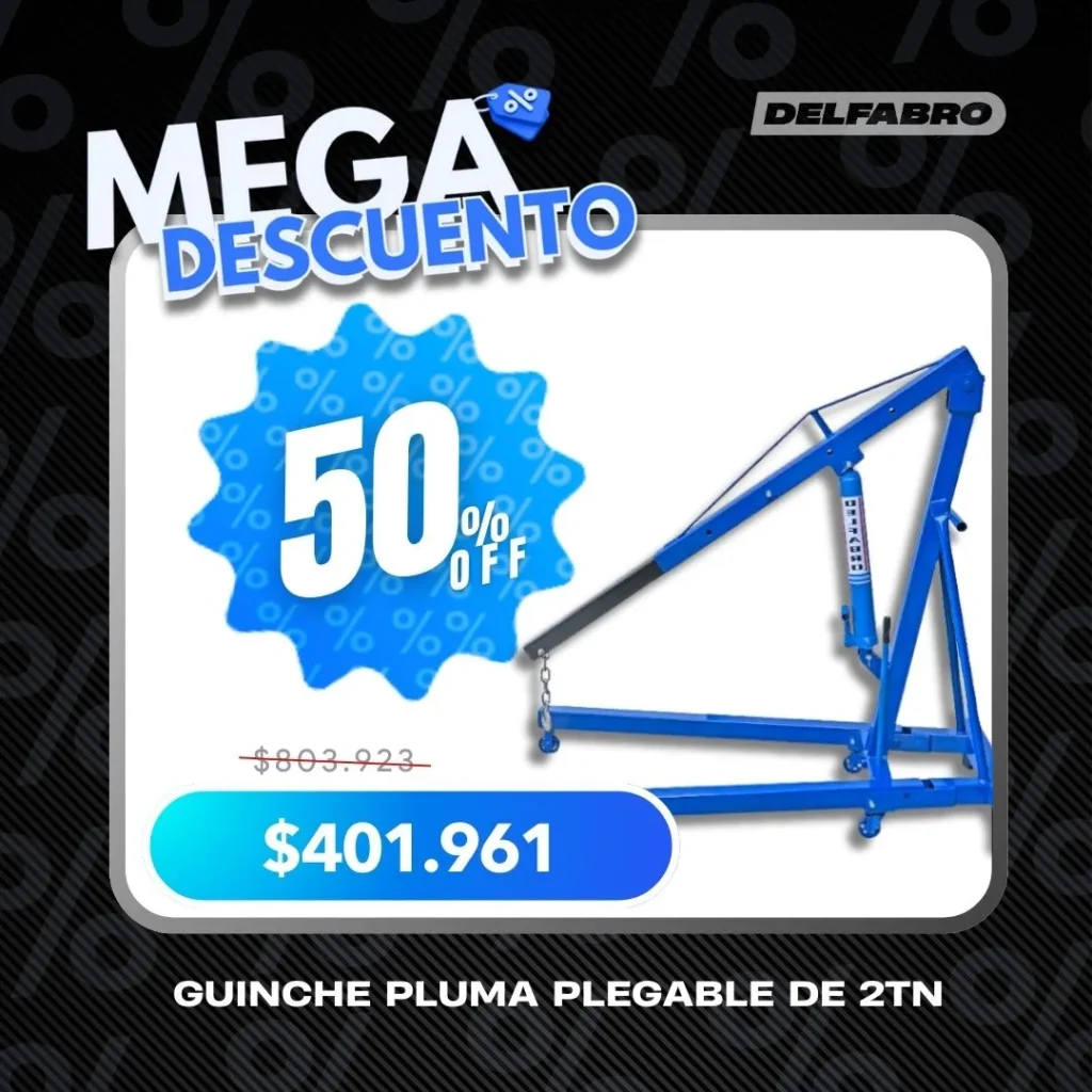Accesorios hidráulicos indispensables - guinche pluma hidráulica