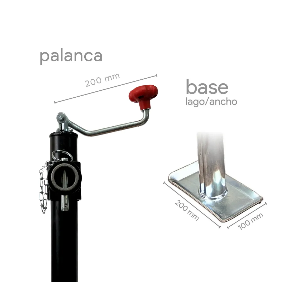 Soporte/Pie Para Remolques 2000LB (15") - Imagen 3