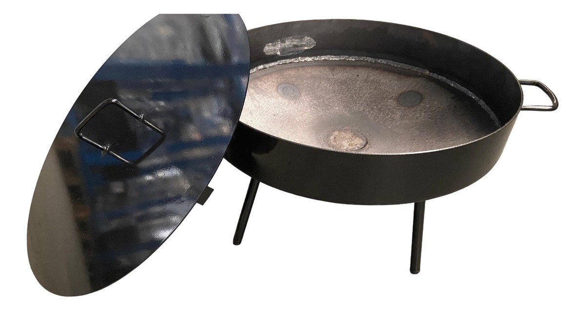 Disco Arado Cocinar Con Tapa Y Patas Desmontable 52cm O - Imagen 3