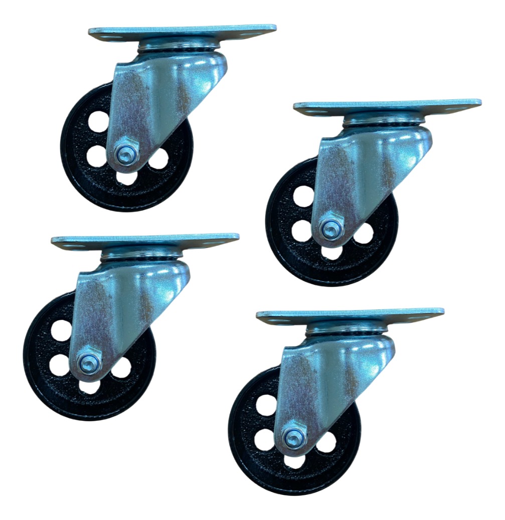 Ruedas Giratorias 3 Pulgadas Acero Con Crapodina X4u