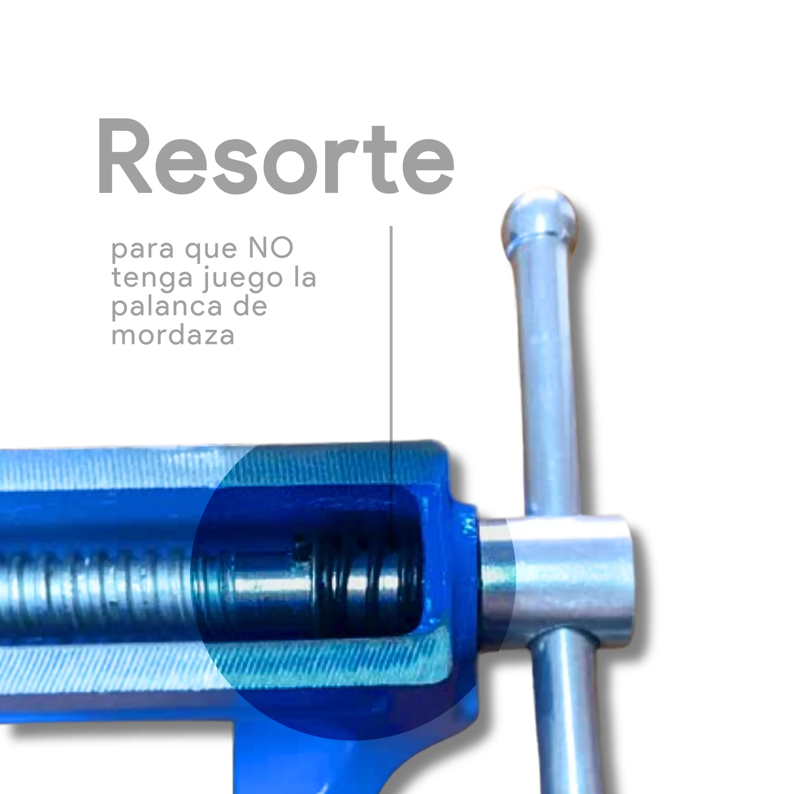 Morsa De Banco Con Yunque Profesional 3" - Imagen 3